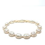 PULSEIRA PRINCESA REGULÁVEL EM CHAPADO A OURO