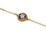 PULSEIRA CARAMUJO EM AÇO C/ BANHO DE OURO